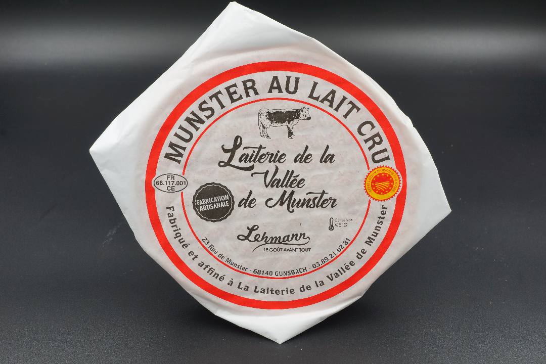 Munster AOP au lait cru Laiterie de la Vallée de Munster : photo du produit rappelé le 22/12/2022