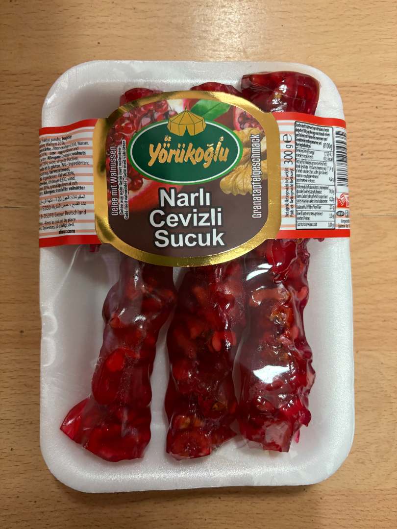 Narli cevizli sucuk, 300g Öz Yörükoglu : photo du produit rappelé le 24/06/2025