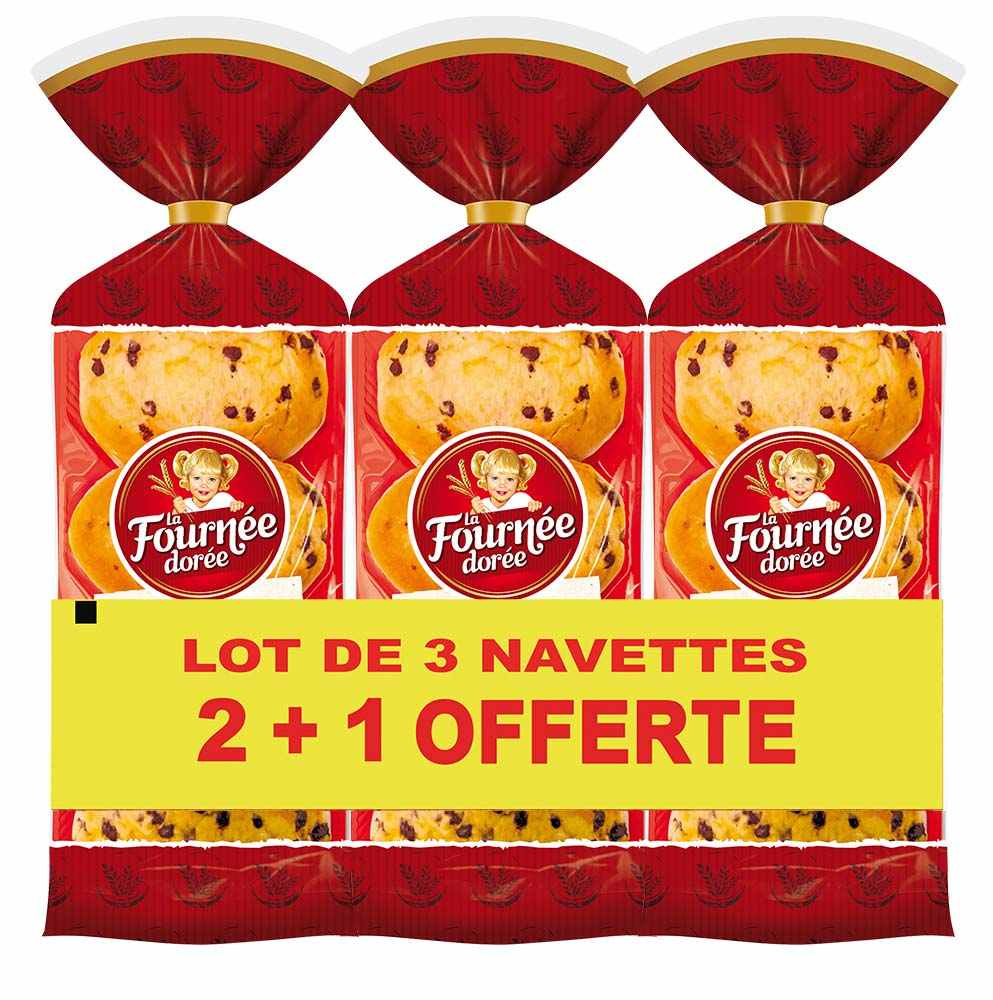 Navettes La Fournee Doree : photo 3 sur 3 du produit rappelé le 13/10/2023