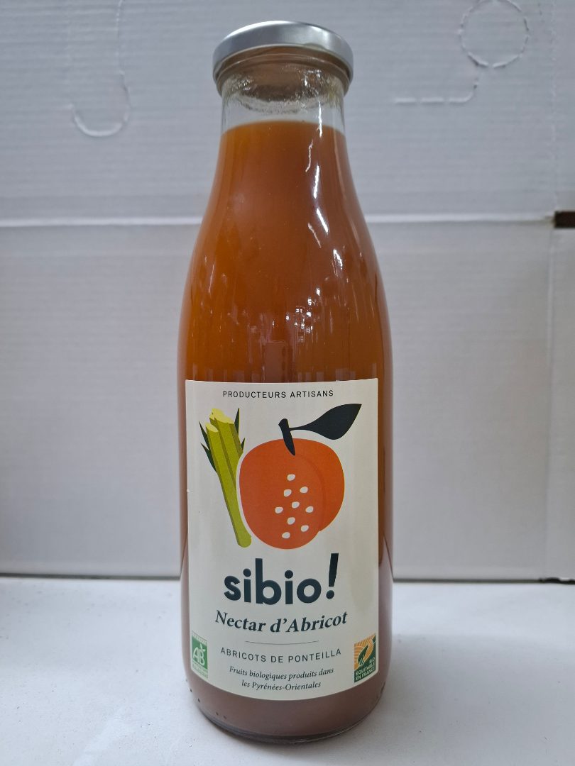 Nectar abricot bio centilisation 75 cl Si BIO : photo du produit rappelé le 10/04/2026