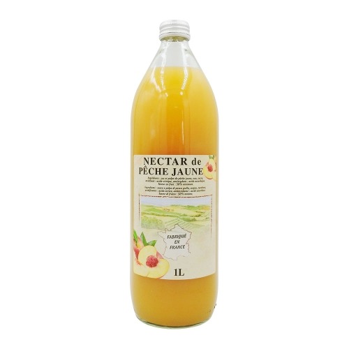 Nectar de pêche jaune : photo du produit rappelé le 20/12/2022