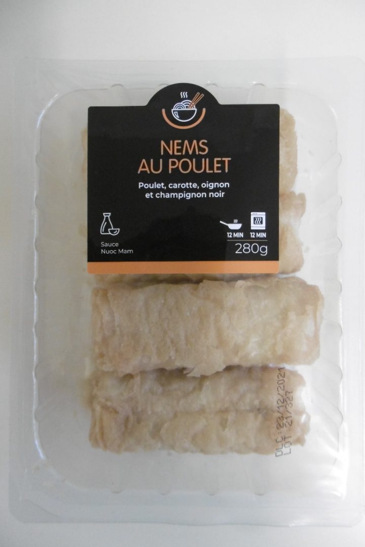 Nems au porc Agis : photo du produit rappelé le 10/12/2021
