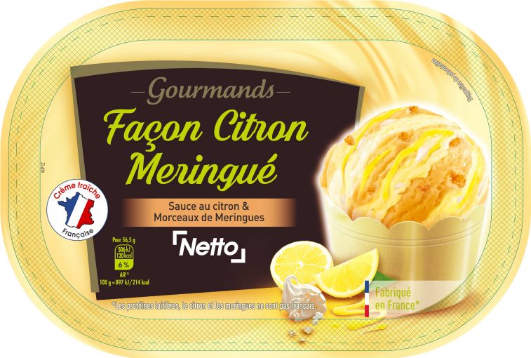 Netto 0.9l citron meringue : photo du produit rappelé le 11/06/2021
