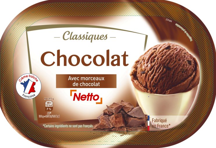 Netto 1l chocolat : photo du produit rappelé le 11/06/2021