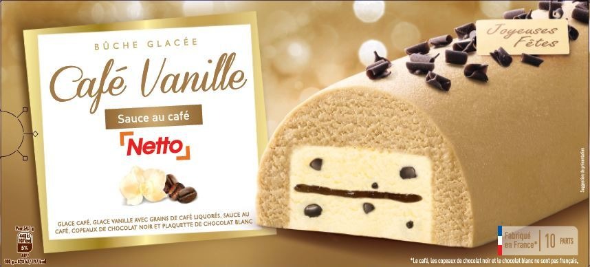 Netto buche 1l vanille - cafe : photo du produit rappelé le 29/07/2021