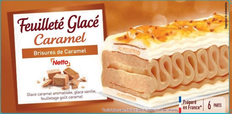 Netto feuillete 650ml caramel : photo du produit rappelé le 25/02/2022