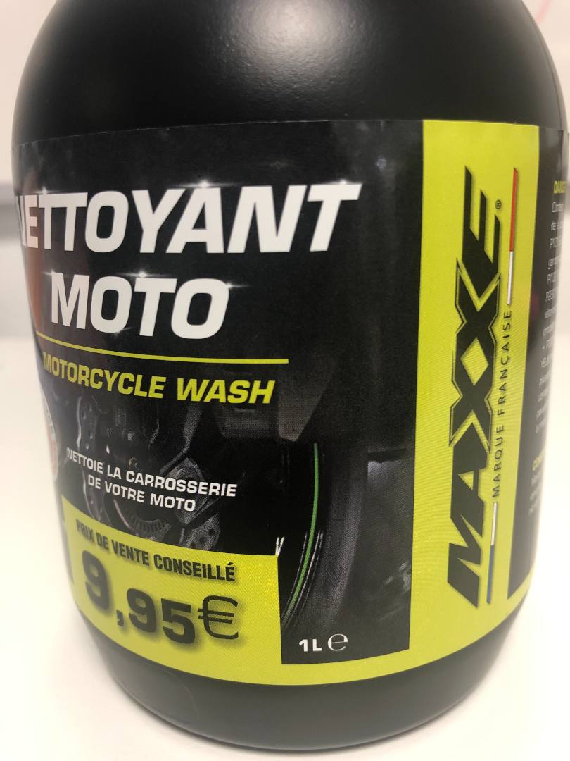 Nettoyant moto motorcycle wash maxxe 1 l : photo 5 sur 5 du produit rappelé le 02/03/2022