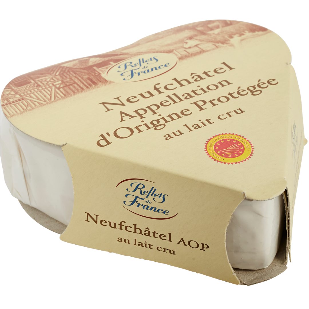Neufchatel AOP au lait cru Reflets de France : photo du produit rappelé le 10/04/2024