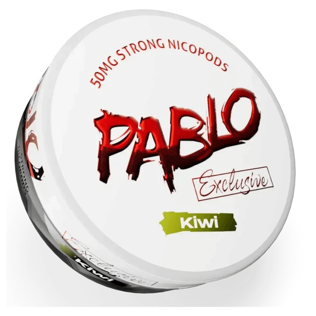 Nicopods saveur kiwi de marque pablo- 20mg nicotine : photo du produit rappelé le 06/01/2025