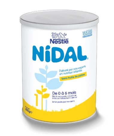 Nidal lait infantile en poudre : photo du produit rappelé le 07/01/2026