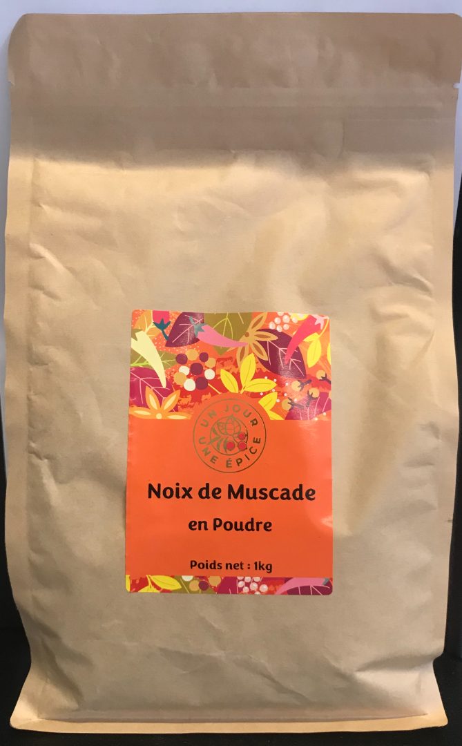 Noix de muscade en poudre Un Jour Une Épices : photo du produit rappelé le 12/09/2023