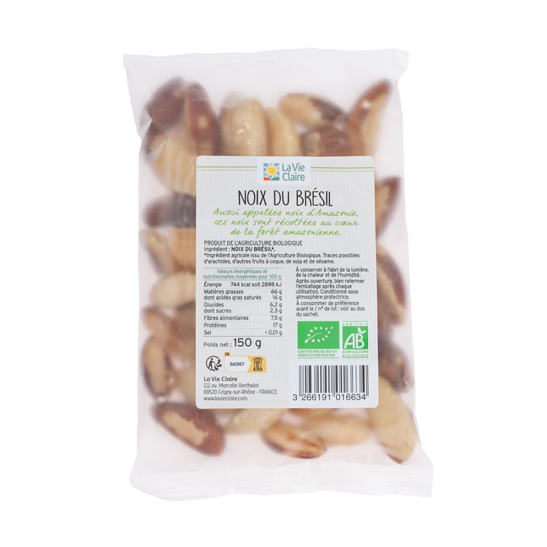 Noix du bresil 150g La Vie Claire : photo du produit rappelé le 17/06/2026