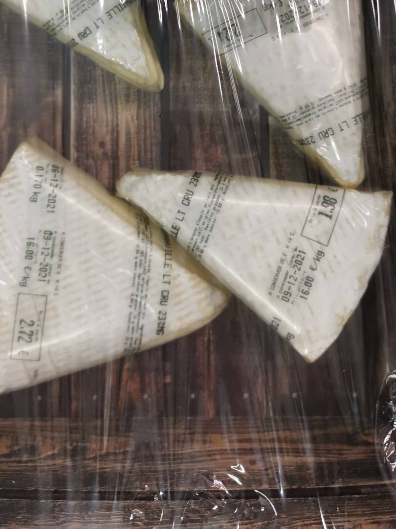 Normanville lait cru sur paille 23%mg fe : photo du produit rappelé le 10/12/2021
