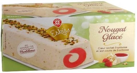 Nougat glacé 380g Eskiss : photo du produit rappelé le 21/07/2021