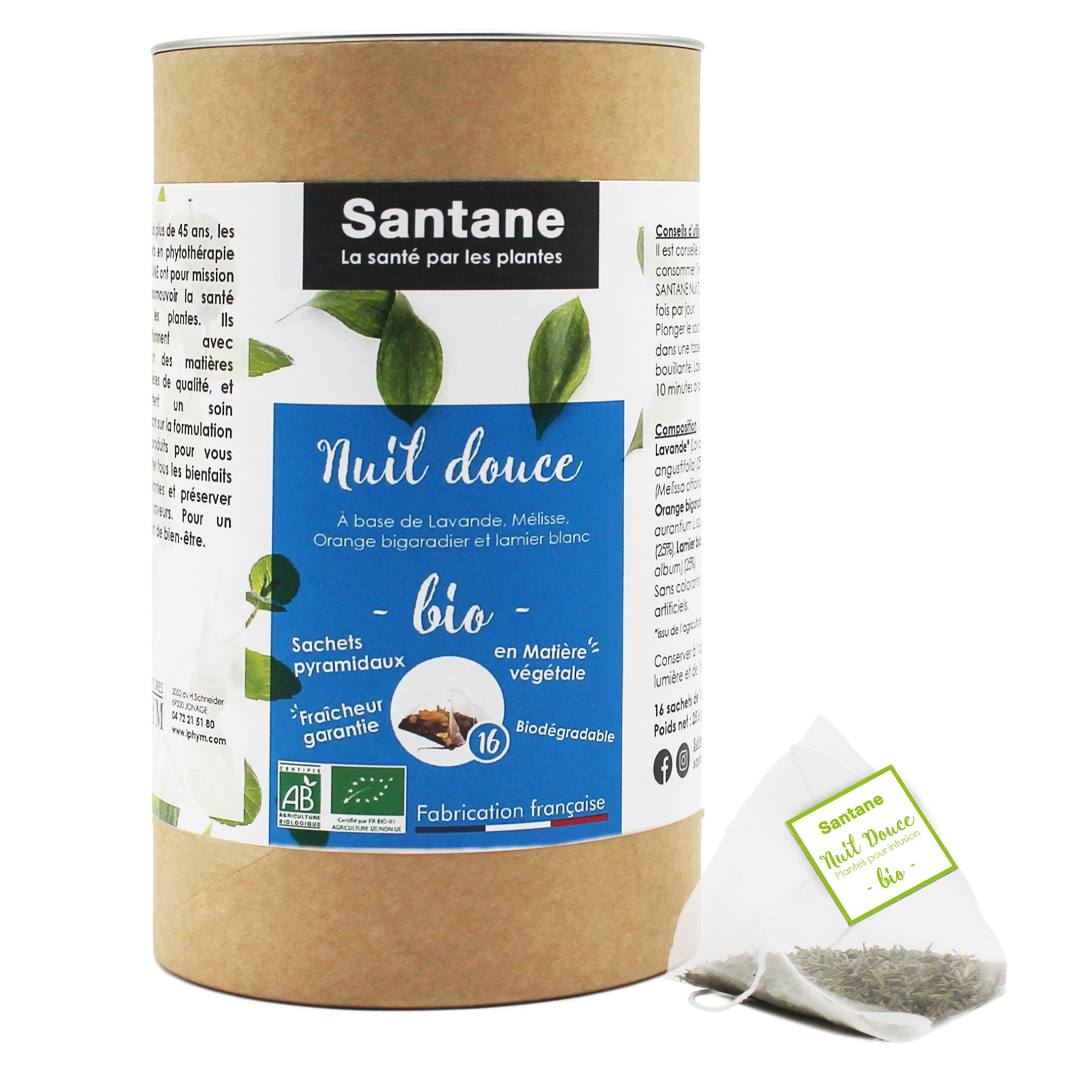 Nuit douce bio Santane : photo du produit rappelé le 28/07/2021