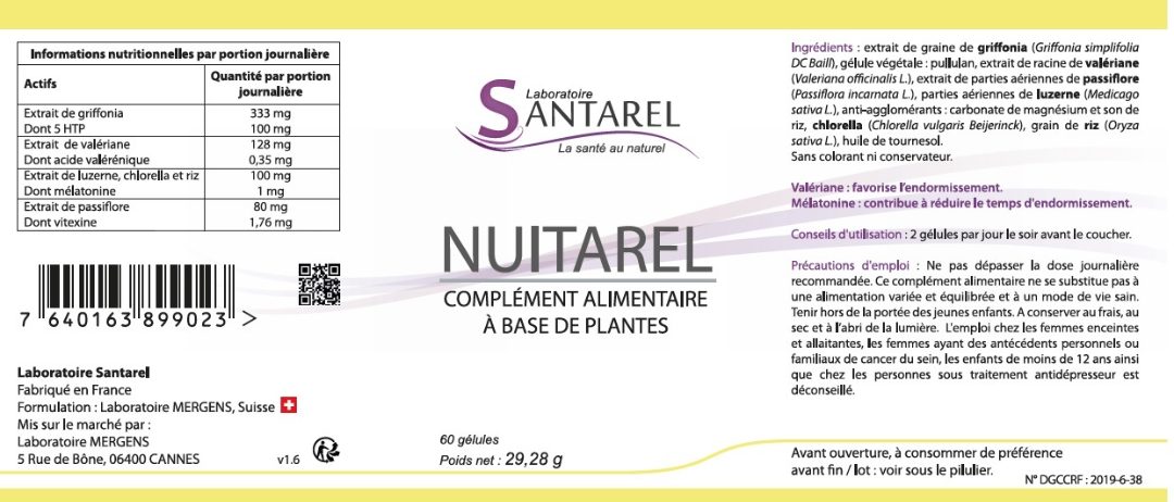Nuitarel Santarel : photo 2 sur 2 du produit rappelé le 30/06/2021