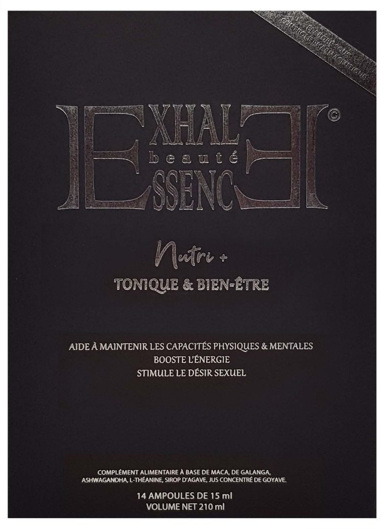 Nutri+ tonique & bien-etre Exhalessence Beaute : photo du produit rappelé le 17/09/2021