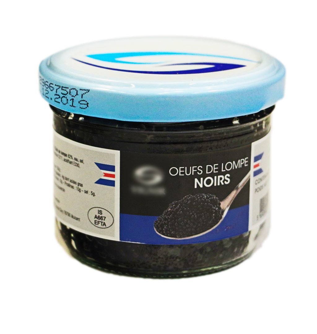 Oeufs de lomp noirs pot 100g Non Applicable : photo du produit rappelé le 19/09/2025