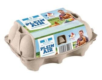 Œufs plein air moyen/gros : photo 2 sur 2 du produit rappelé le 25/10/2024