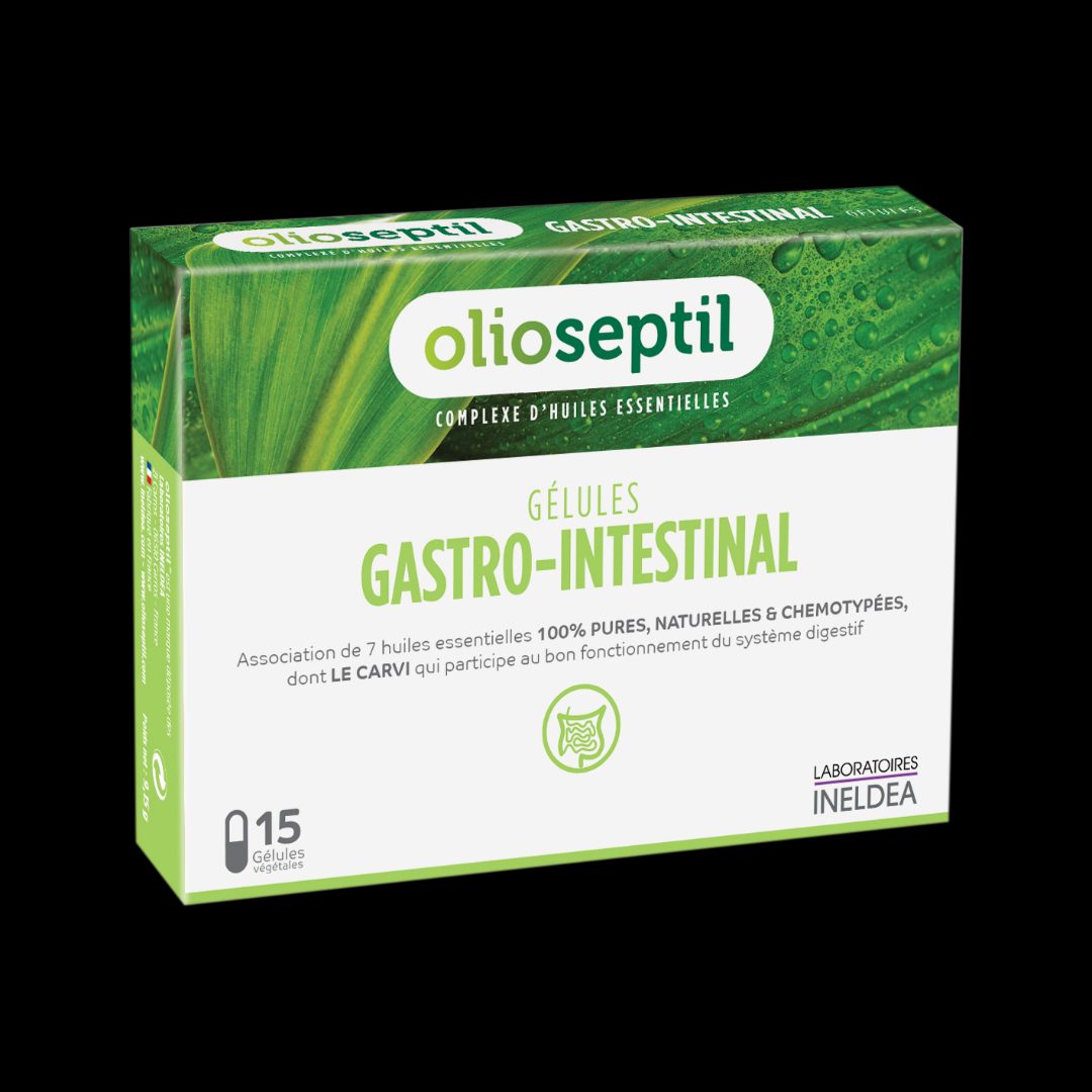 Olioseptil gastro intestinal - 15 gélules : photo du produit rappelé le 24/02/2022