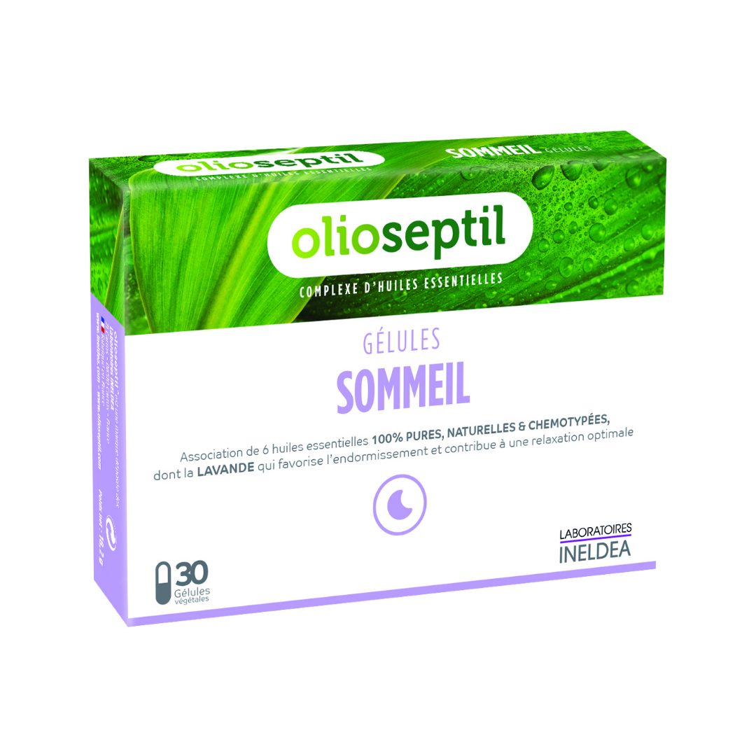 Olioseptil sommeil 30 gélules : photo du produit rappelé le 17/12/2021