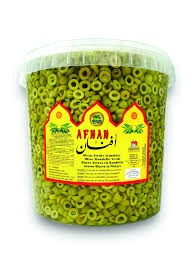 Olives vertes en rondelles et olives noires facon grecque - afnan : photo du produit rappelé le 26/11/2025
