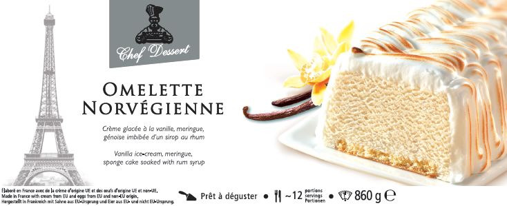 Omelette norvegienne Chef Dessert : photo du produit rappelé le 16/06/2021