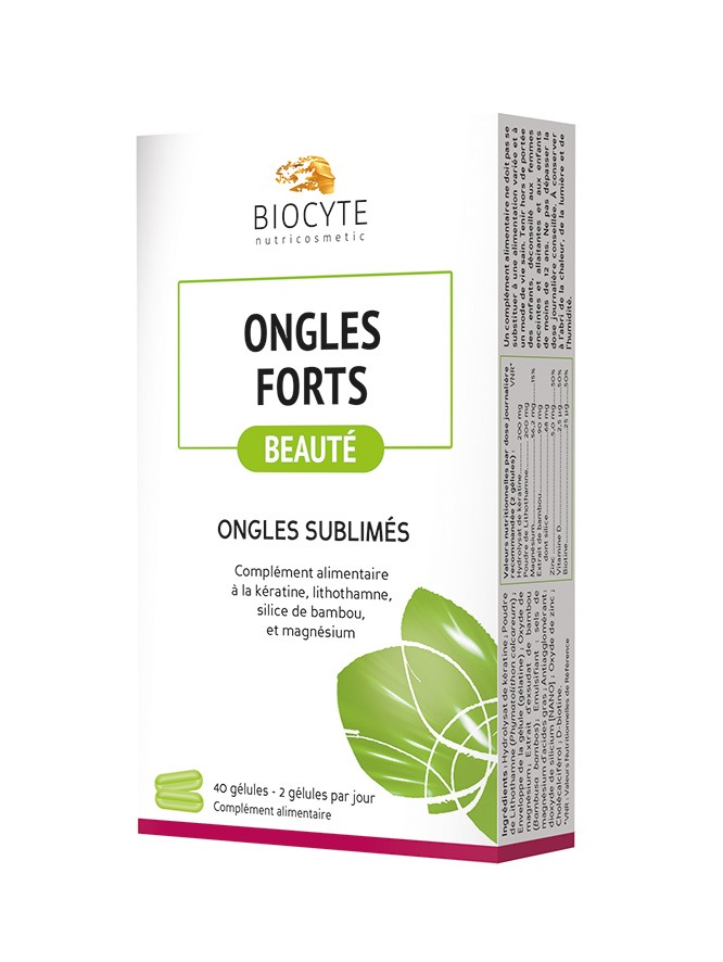 Ongles forts Biocyte : photo du produit rappelé le 06/09/2021