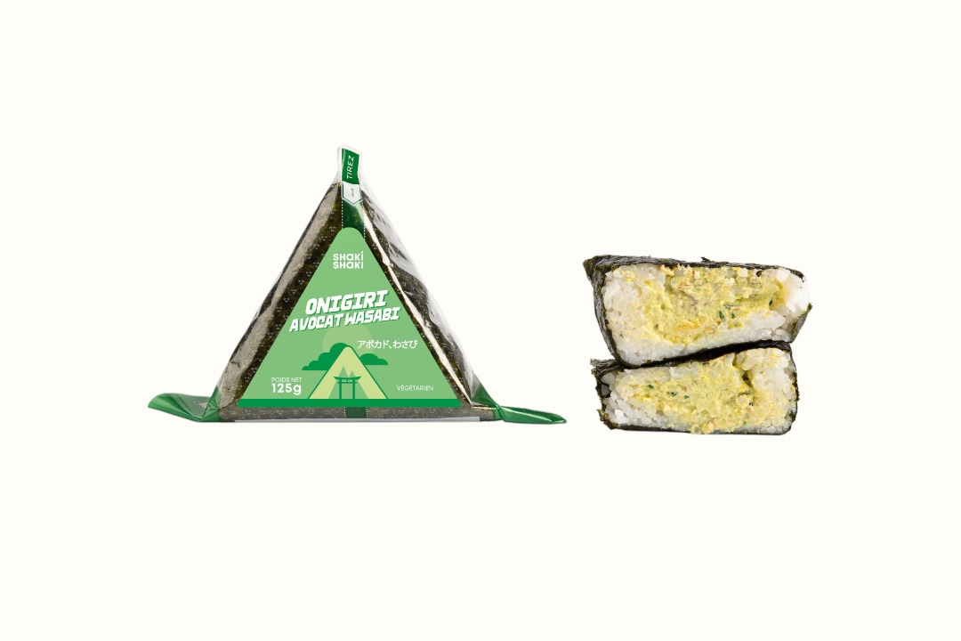 Onigiri avocat wasabi Shakishaki : photo du produit rappelé le 07/04/2026