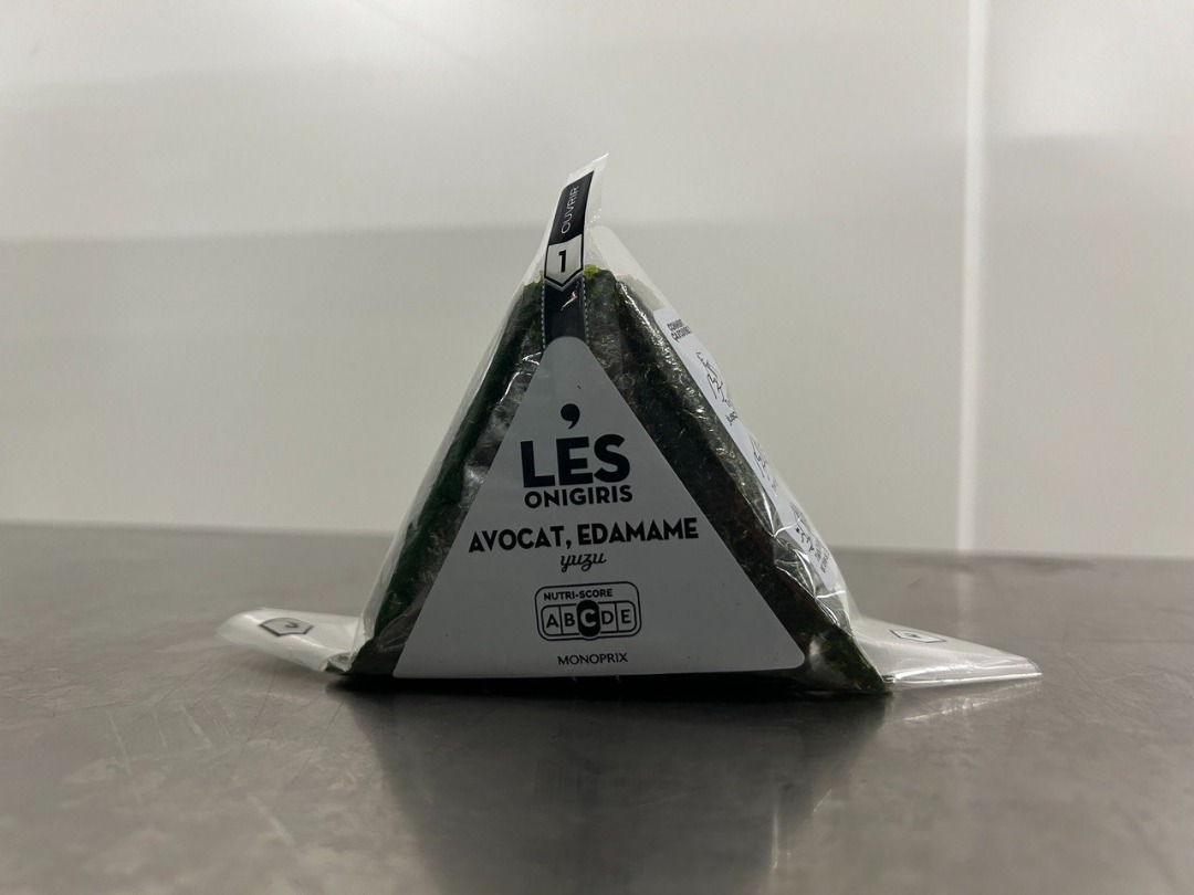Onigiri avocat yuzu 130g Monoprix : photo du produit rappelé le 04/04/2026
