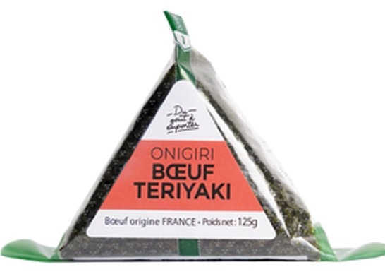 Onigiri boeuf teriyaki : photo du produit rappelé le 03/04/2026