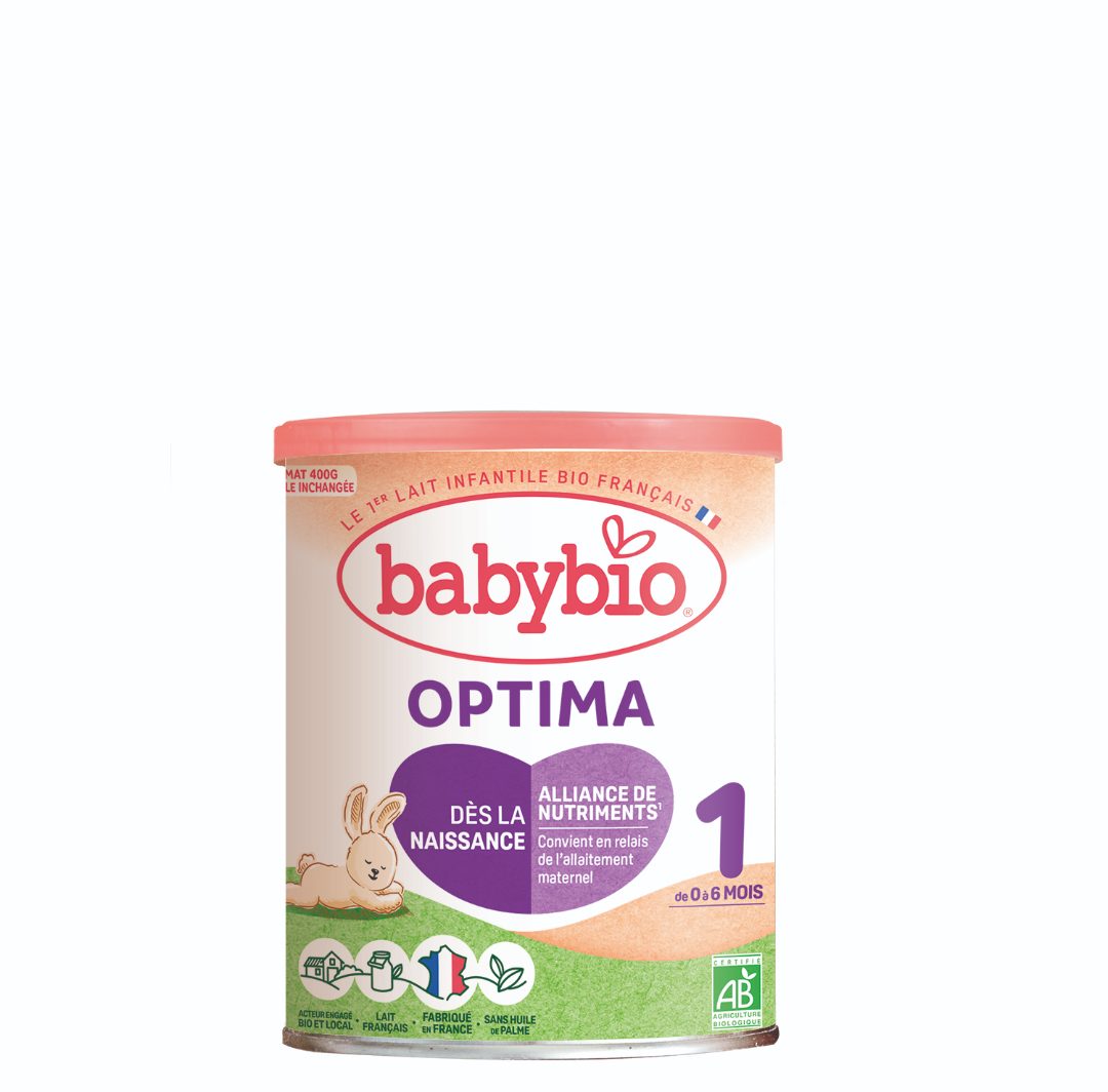 Optima 1 400g Babybio : photo du produit rappelé le 26/01/2026