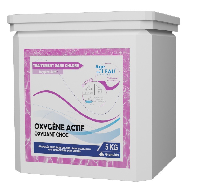 Oxygene actif - oxydant choc Age de l'Eau : photo du produit rappelé le 13/10/2025