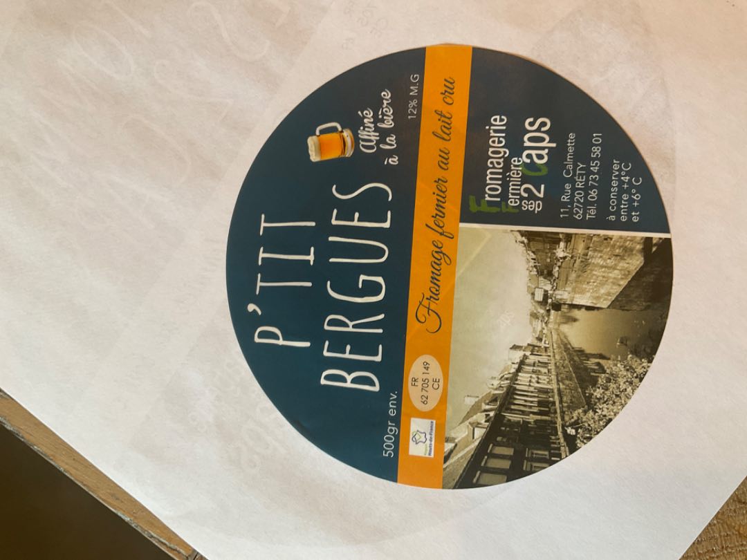 P’tit bergues Fromagerie des 2CAPS : photo du produit rappelé le 25/02/2025