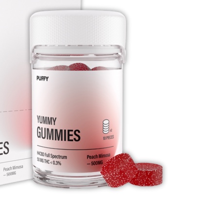 Pack yummi gummies 25mg THC puffy : photo du produit rappelé le 12/11/2024
