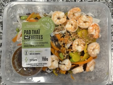 Pad thai crevettes Les Savoureux : photo du produit rappelé le 09/10/2024