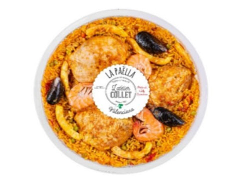Paella valenciana 1.2 kg ac Atelier Collet : photo du produit rappelé le 27/08/2025