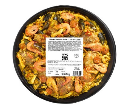 Paella valenciana 6kg pv Atelier Collet : photo du produit rappelé le 22/08/2025