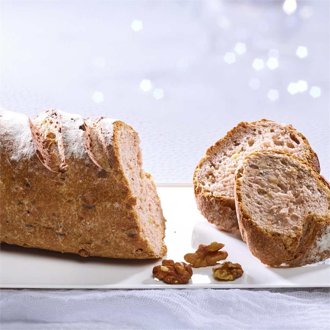 Pain aux noix vendu au rayon boulangerie en rayon libre service : photo du produit rappelé le 12/04/2021