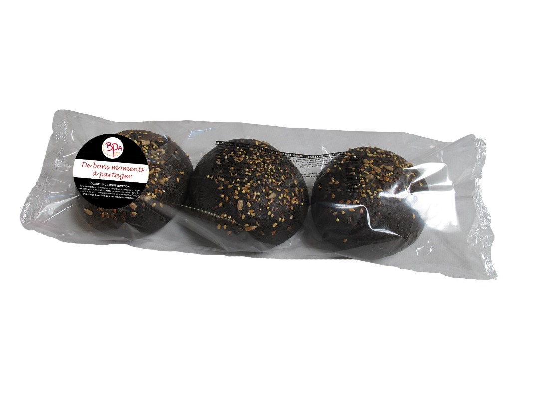 Pain burger nordique graines 85g BPA : photo du produit rappelé le 25/11/2024