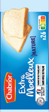 Pain de mie extra moelleux nature chabrior 500g / 750g : photo 2 sur 2 du produit rappelé le 17/07/2023