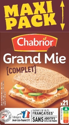 Pain de mie sandwich Chabrior : photo 3 sur 4 du produit rappelé le 24/08/2021