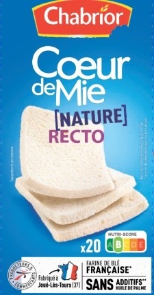 Pain de mie sans croute Chabrior : photo 3 sur 3 du produit rappelé le 24/08/2021
