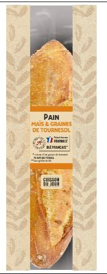 Pain maïs et graines de tournesol 300g Producteurs & Commerçants : photo du produit rappelé le 07/10/2021