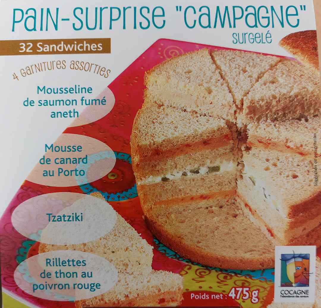 Pain surprise campagne 475g : photo du produit rappelé le 13/12/2022