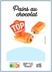Pains au chocolat top budget x15 : photo du produit rappelé le 17/07/2023