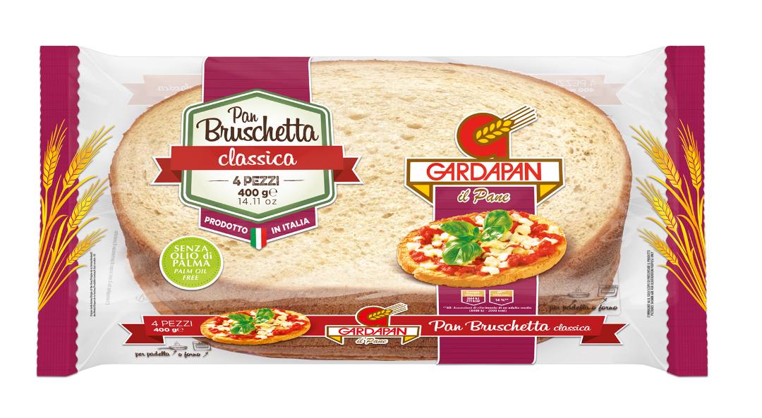 Panbruschetta 400g Gardapan : photo du produit rappelé le 16/09/2021
