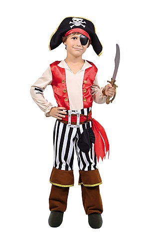 Panoplie pirate rouge avec accessoires Yoopy : photo du produit rappelé le 18/05/2021