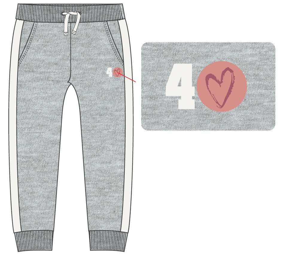 Pantalon de jogging fille - 956210 - tqf TQF Collection : photo du produit rappelé le 02/08/2022