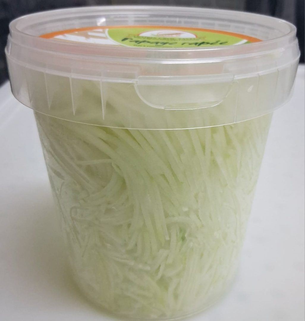 Papaye rapée 400g Caraïbes Croc Saveurs : photo 2 sur 2 du produit rappelé le 30/10/2025